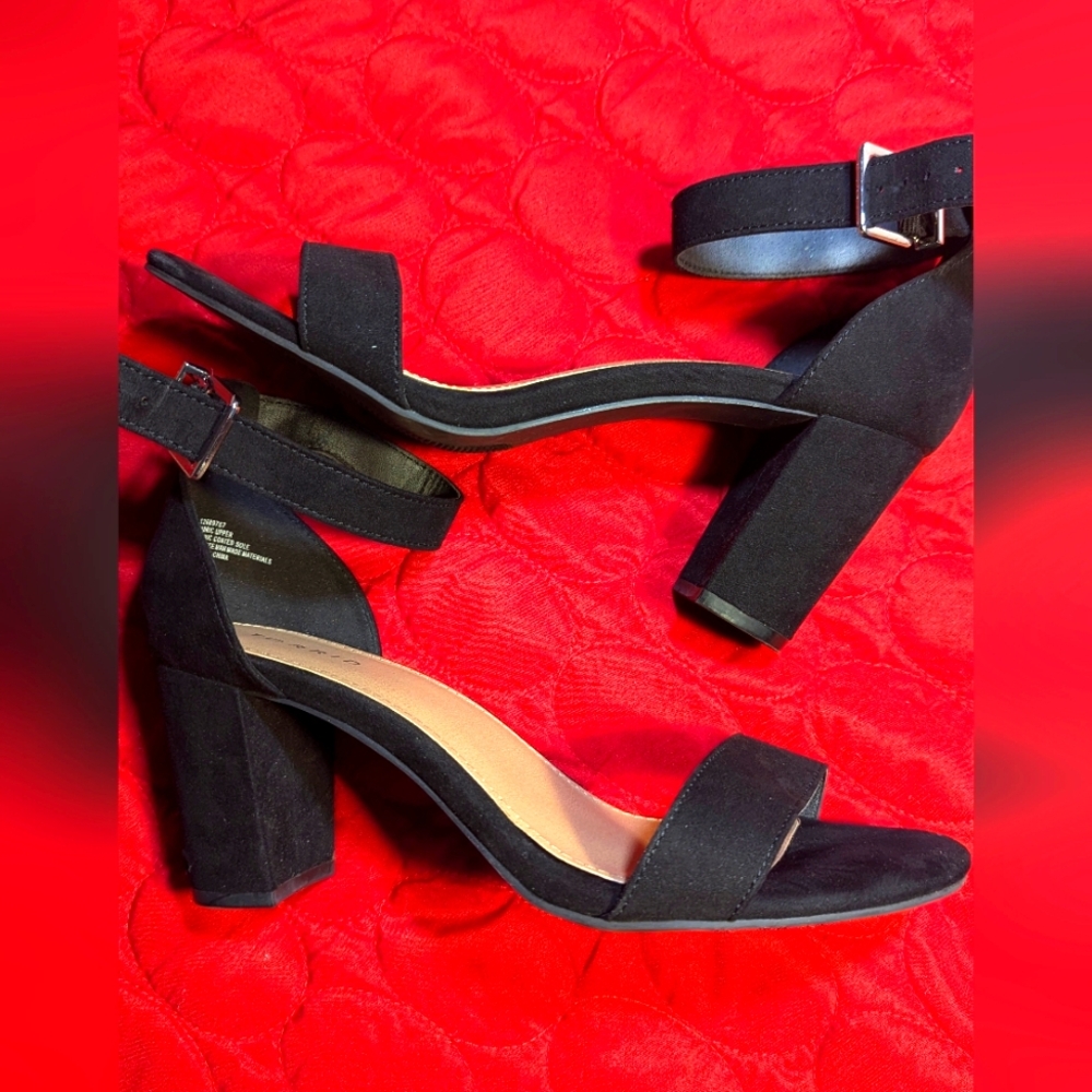 Torrid ankle strap block heel
